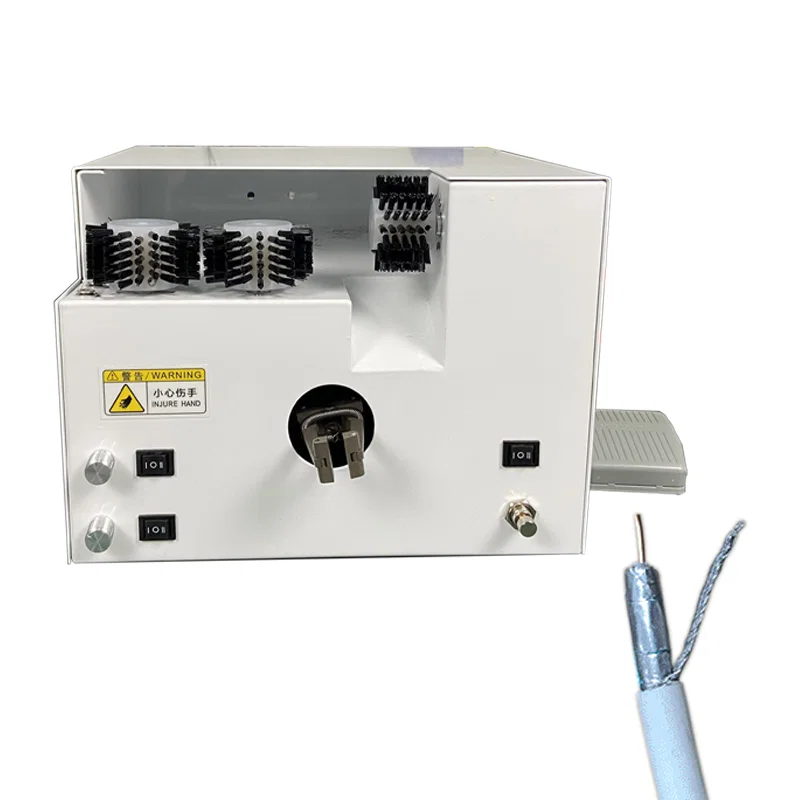 آلة الكابلات الملتوية متعددة النواة آلة تقسيم الأسلاك المحمية ، فرشاة الأسلاك المحمية وآلة التويست ، آلة تنظيف الأسلاك المضفرة واللف ، تسخير الأسلاك بالفرشاة وآلة الأسلاك الملتوية 