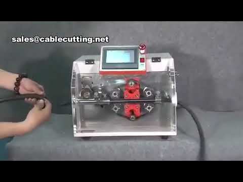 Plastic Rubber Corrugated Pipe Tube Cutting Machine | Reinforced Corrugated Pipe Cutter