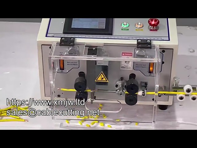 WPM-03-s Fully Electric Universal Low-Cost Touch Screen Automatic Copper Cable Wire Cutting Stripping Machine