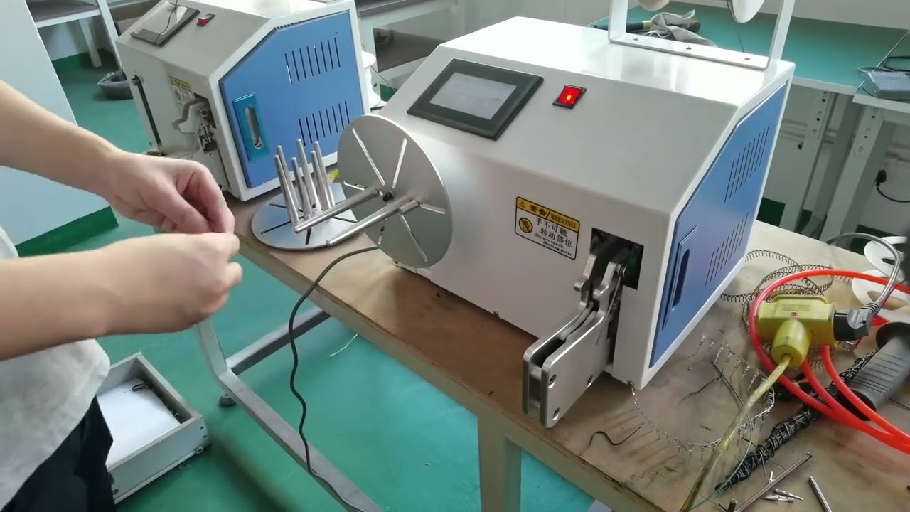 Automatic Round and Figure-8 Wire Winding and Tying Machine