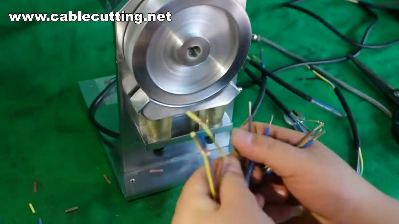 Wire Core Half-Peeling Machine for Stripping and Twisting Power Supply Cables