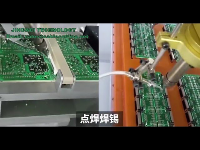 ماكينة لحام PCB أوتوماتيكية بالكامل - لحام دقيق مع تغذية لحام أوتوماتيكية