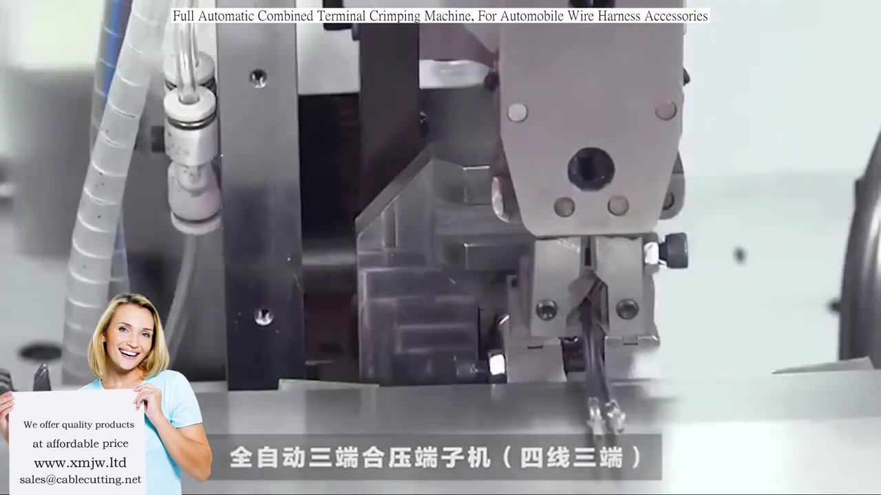 Full Automatic Combined Terminal Crimping Machine for Automotive Wire Harness Accessories