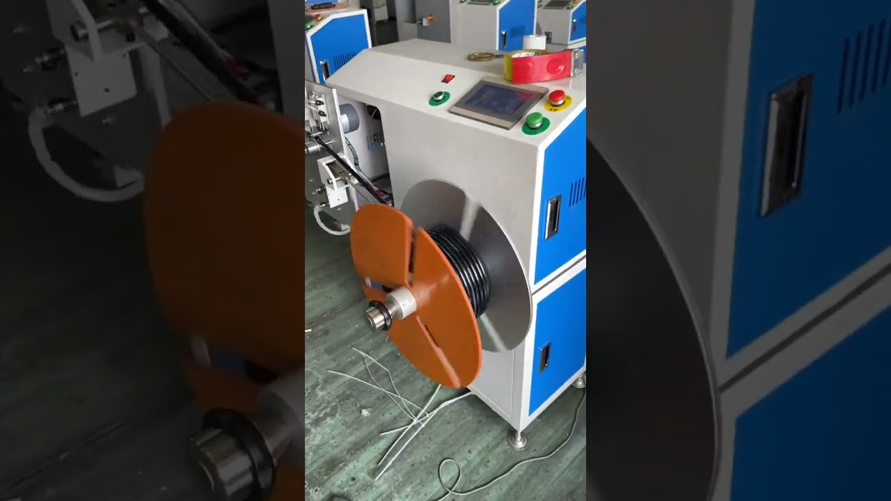 Automatic Wire Meter Counting, Sorting, Cutting & Tube Coiling Machine for 1mm-16mm Diameter PVC Rubber