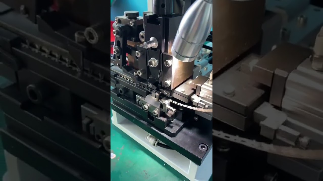 New 2-in-1 Wire Peeling and Punching Terminal Machine with Touch Screen Button Type Crimper Tool for Single Cores