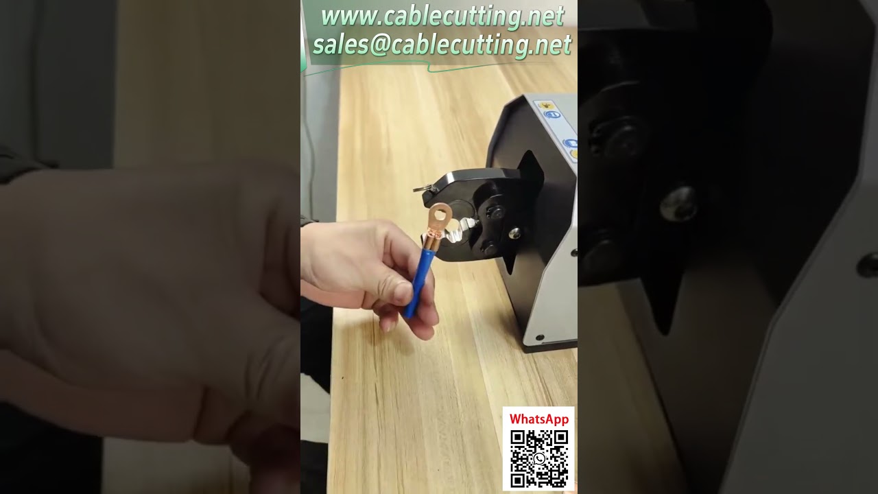Terminal Crimping Machine Crimping Lug Effect Demonstration