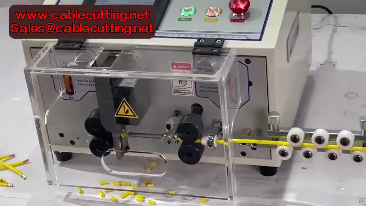 Computer Automatic Adjustable Wire Stripping Peeling Cutting Machine for 0-180mm² Cable
