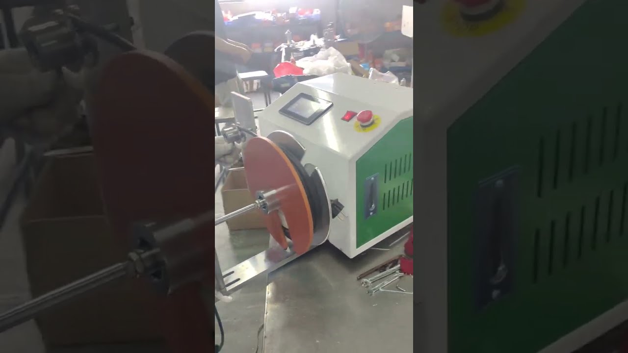 Wire and Power Cord Traversing Coiling Machine for Factory Automation