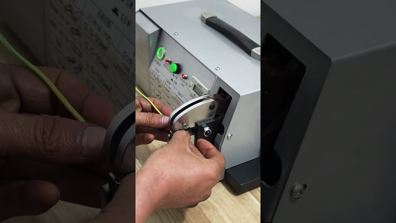 Powerful Electric Terminal Crimping Machine for Terminals Up to 70-sq-mm