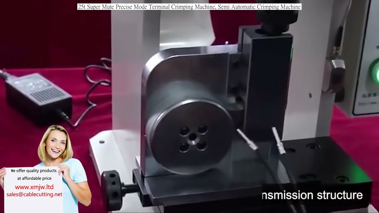 25-ton Super Mute Precise Mode Terminal Crimping Machine, Semi-Automatic Crimping Machine