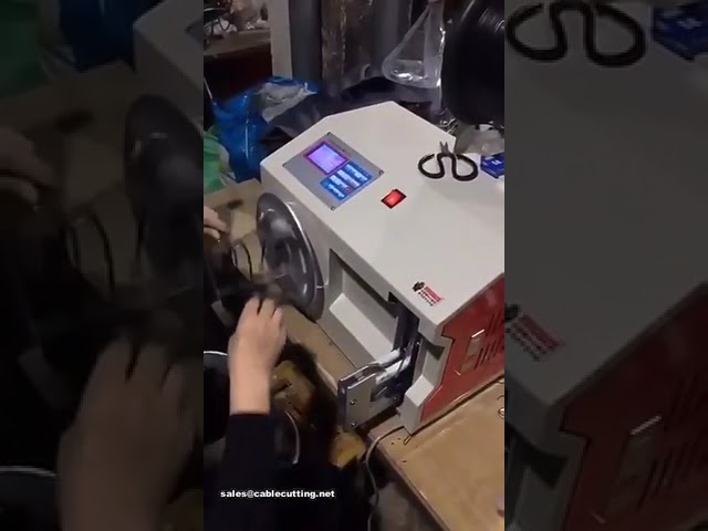 Automatic Wire and Cable Wrapping and Binding Machine