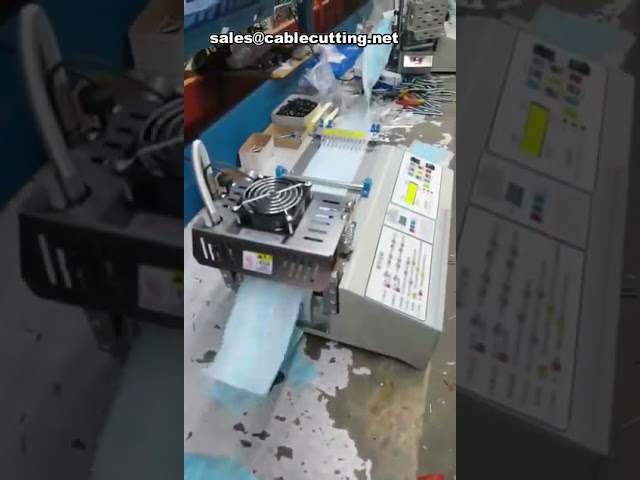 ماكينة قطع حزام الحبل البوليستر المستدير بسكين ساخن - طراز بسيط وفعّال