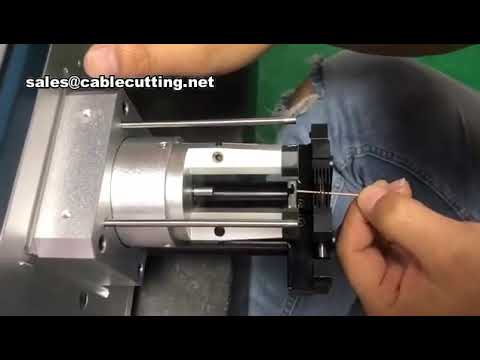 Coaxial Cable Stripping Machine for RF-K-X Cable Test Video