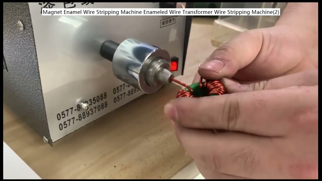 Magnet Enamel Wire Stripping Machine for Enameled and Transformer Wire