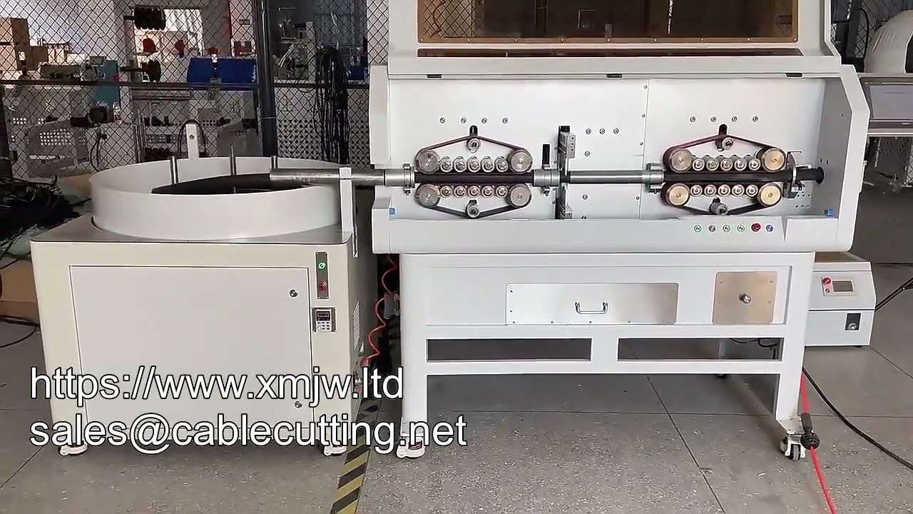 Automatic Big Cable Take-Up Coil Machine Feeder for Cutting Stripping Machine 150mm²