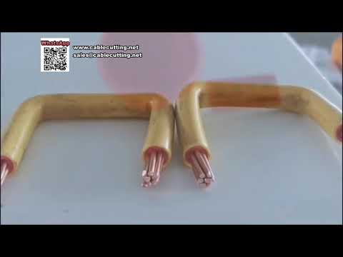 ماكينة أوتوماتيكية محوسبة لقص وتجريد وثني الأسلاك حتى 35 مم²