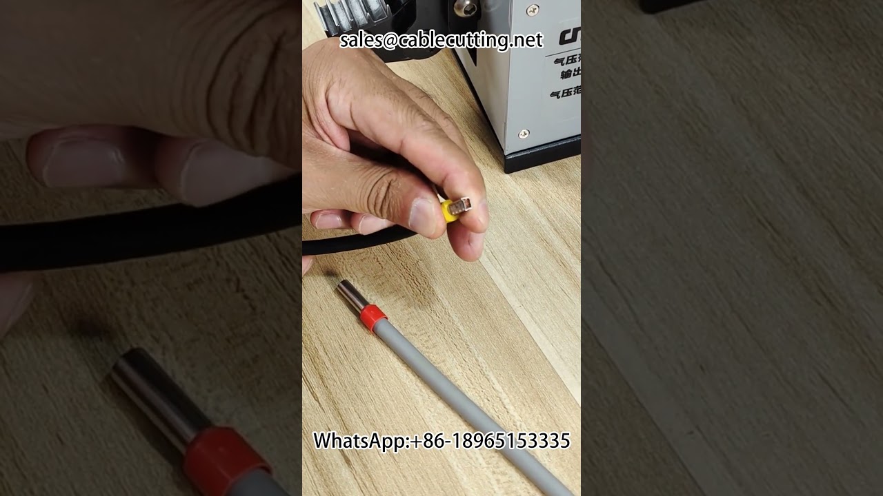 Pneumatic Crimping Pliers 25-M for Terminals with Interchangeable Moulds