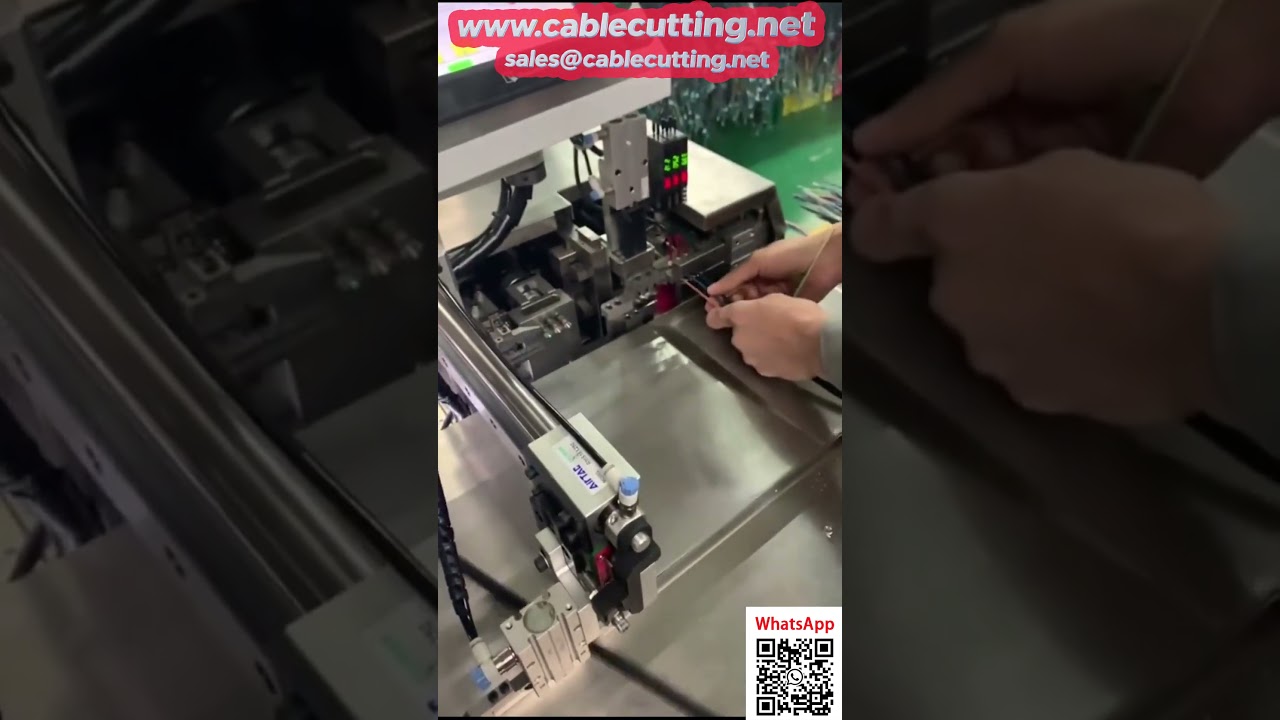 Customizable 4-Core Cable Crimping Machine with Sheath