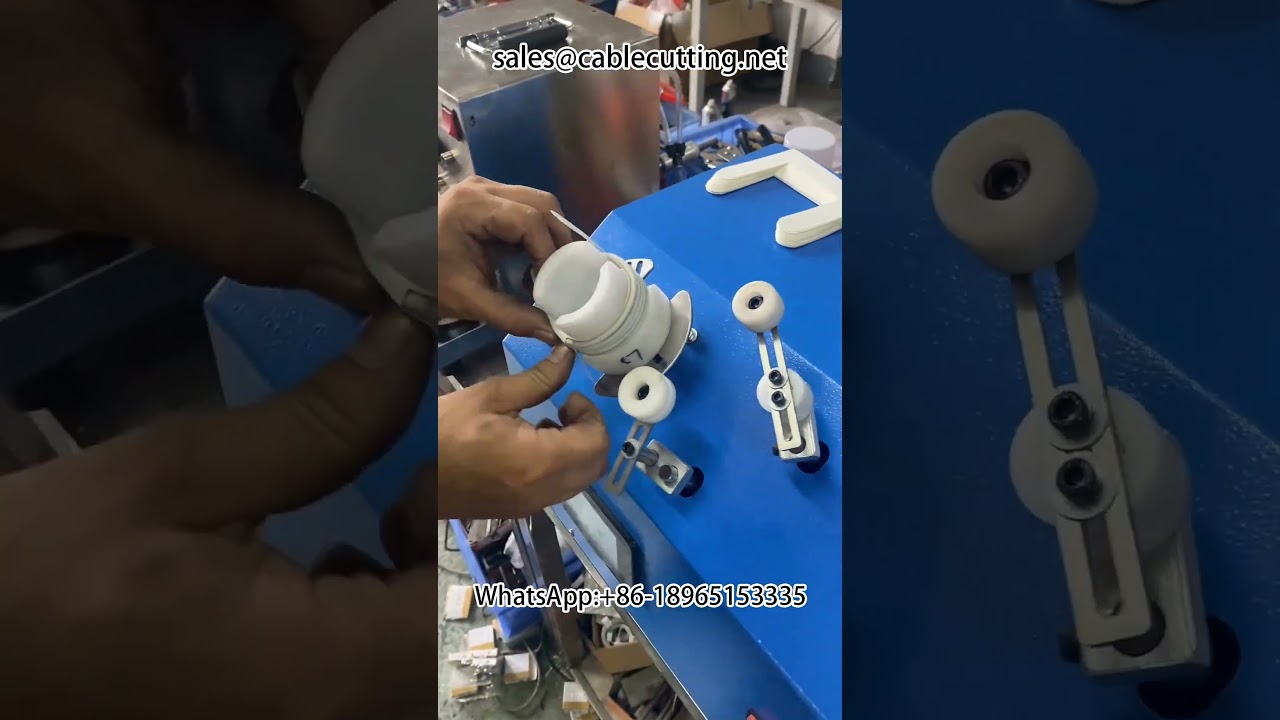 Paper Card Data Cable Winding Machine for Apple 15 | Automatic Wire Coiling Machine