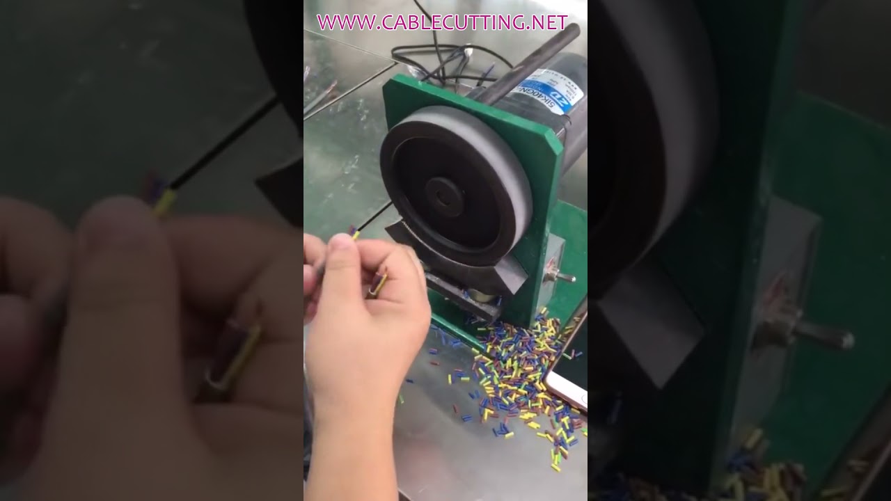 Wire Half-Stripping and Twisting Machine